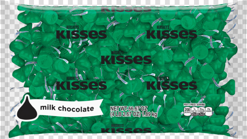 Hershey S Kisses Milk Chocolate With Dark Green Foil   Hershey  39 s Kisses  HD Png DownloadTransparent PNG