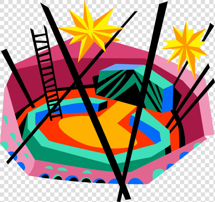 Vector Illustration Of Circus Tent Traditional Big  HD Png DownloadTransparent PNG