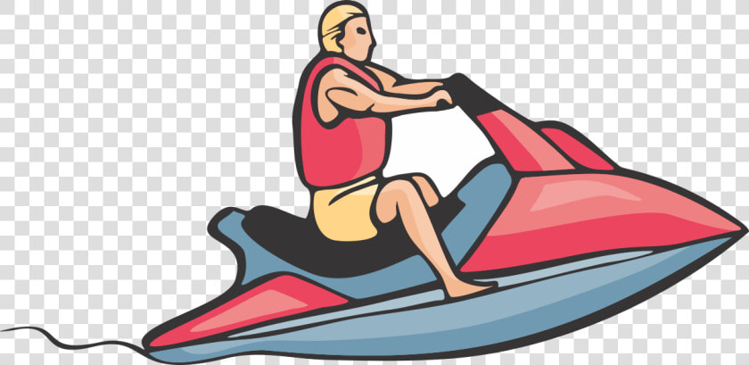 Transparent Skiing Clipart   Clipart Black And White Jet Ski  HD Png DownloadTransparent PNG