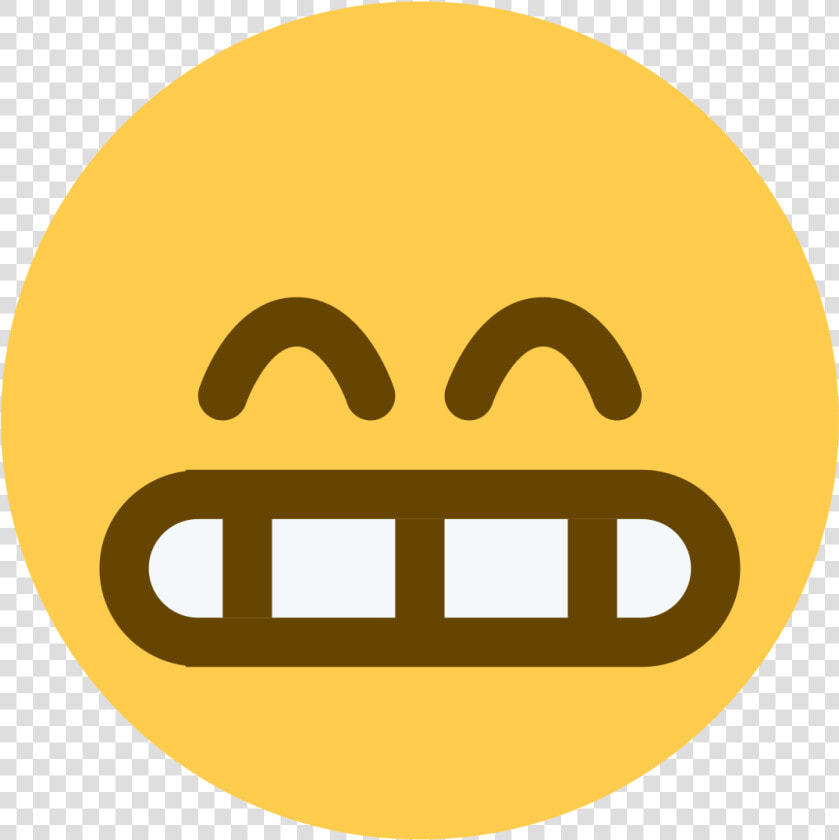 File   Twemoji 1f601   Svg   Grimacing Emoji Twitter  HD Png DownloadTransparent PNG