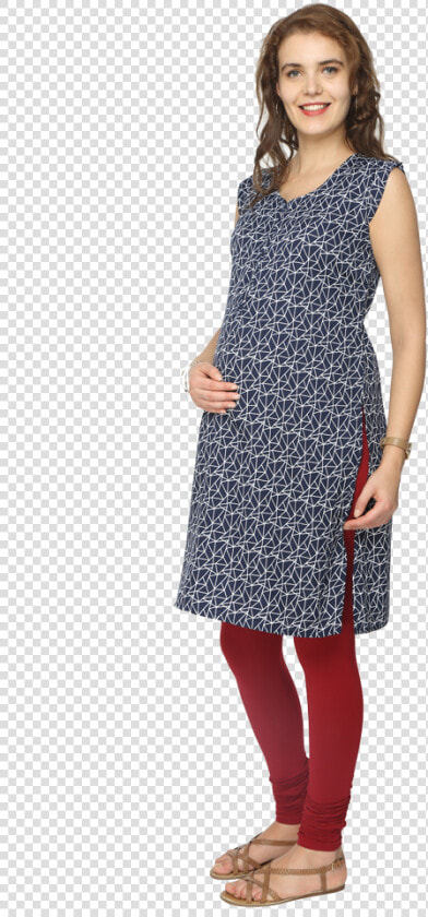 Geo Printed Feeding Kurta   Photo Shoot  HD Png DownloadTransparent PNG