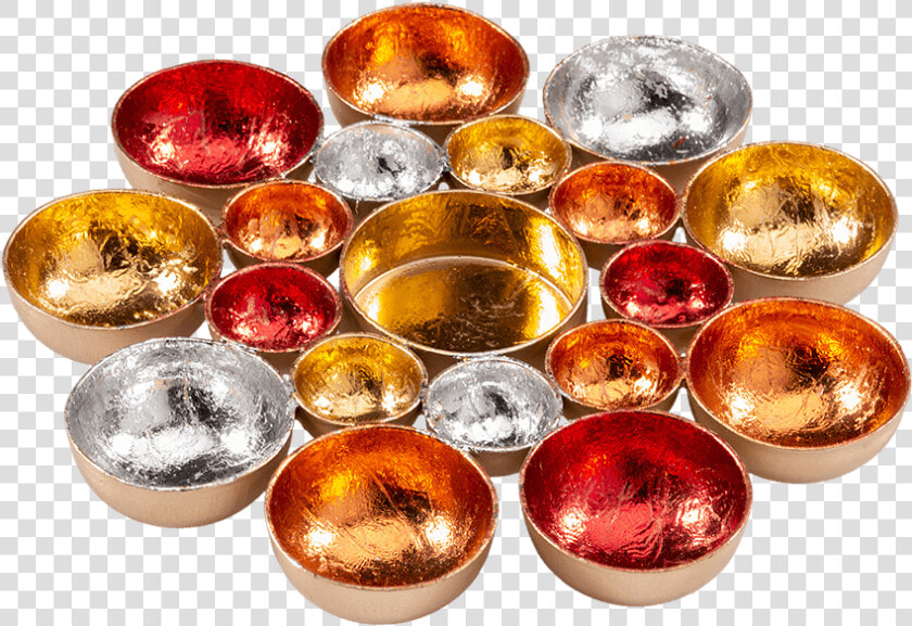 Tealight Holder Red gold  Round   Christmas Ornament  HD Png DownloadTransparent PNG