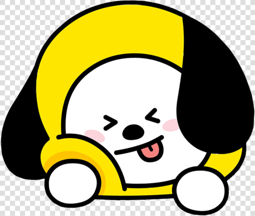 Softrv Stickers Transparent Aesthetic Cute Kawaii Mochi   Chimmy Bt21 Sticker  HD Png DownloadTransparent PNG