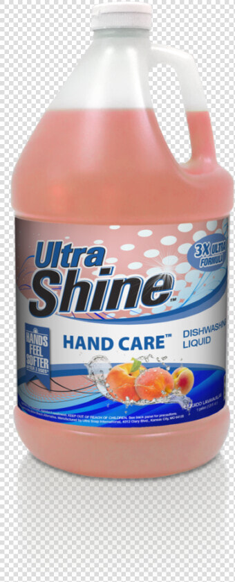 3x Ultra Shine™ Dishwashing Liquid   Bottle  HD Png DownloadTransparent PNG