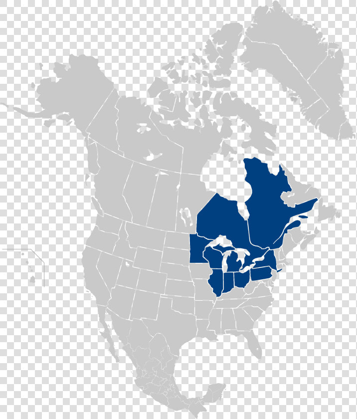 Conference Of Great Lakes And St   Edwards Plateau On Us Map  HD Png DownloadTransparent PNG