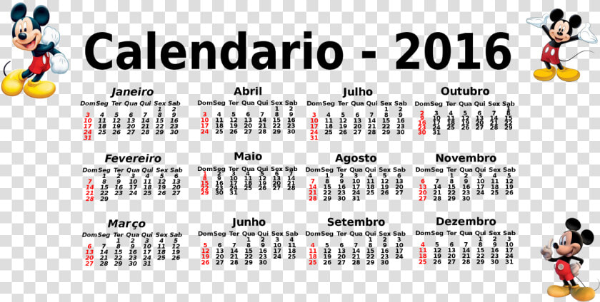 Thumb Image   Calendario 2016 Com Feriados Brasil  HD Png DownloadTransparent PNG