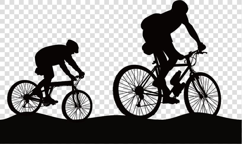 Mountain Recreation Outdoor Bicycle Hiking Cycling   Mountain Bike Silhouette Png  Transparent PngTransparent PNG