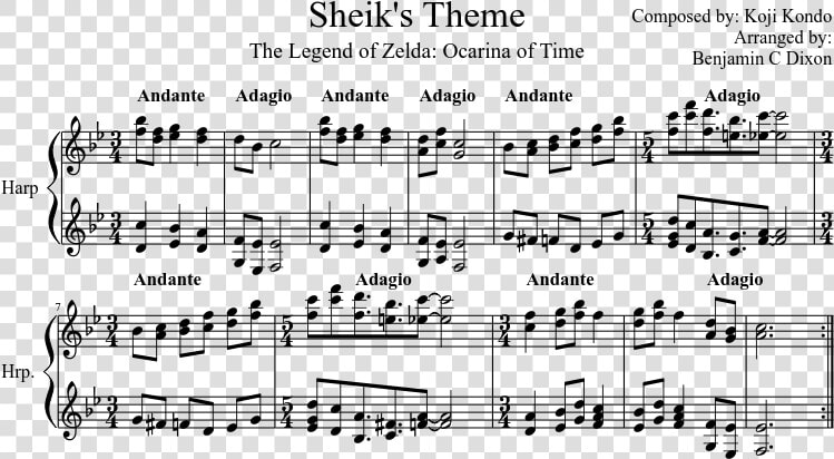 Sheik S Theme   Within Temptation Mother Earth Sheet Music  HD Png DownloadTransparent PNG