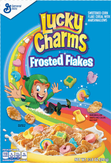 Lucky Charms Frosted Flake   Lucky Charms Frosted Flakes  HD Png DownloadTransparent PNG