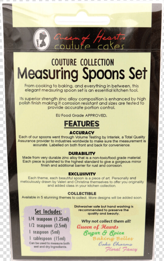 Measuring Spoons Set Sugar Spice Back   Chocolate  HD Png DownloadTransparent PNG