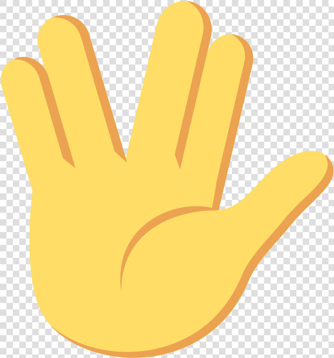 Transparent Finger Emoji Png   Que Significa El Emoji 🖖  Png DownloadTransparent PNG