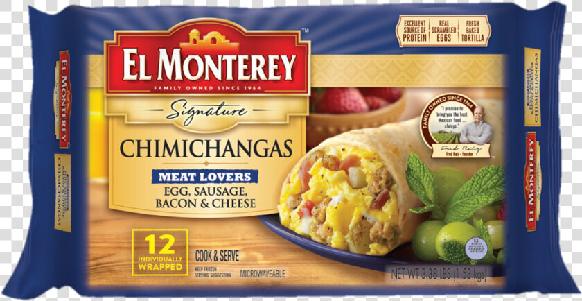 Meat Lovers Breakfast Chimichangas   Risotto  HD Png DownloadTransparent PNG