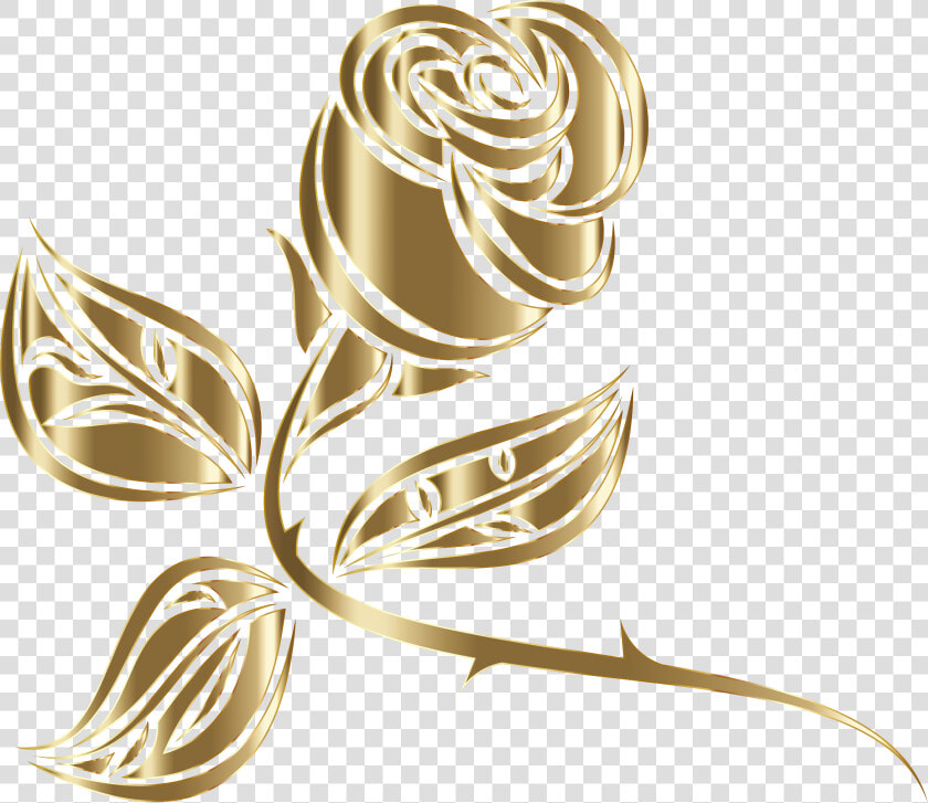 Stylized Rose Extended 9 Minus Background Clip Arts   Rose Vector Logo Png  Transparent PngTransparent PNG