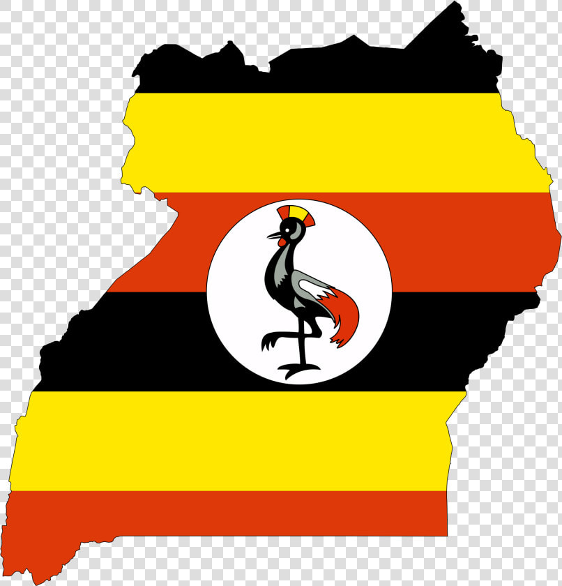 Uganda Clipart   Uganda Flag Map  HD Png DownloadTransparent PNG