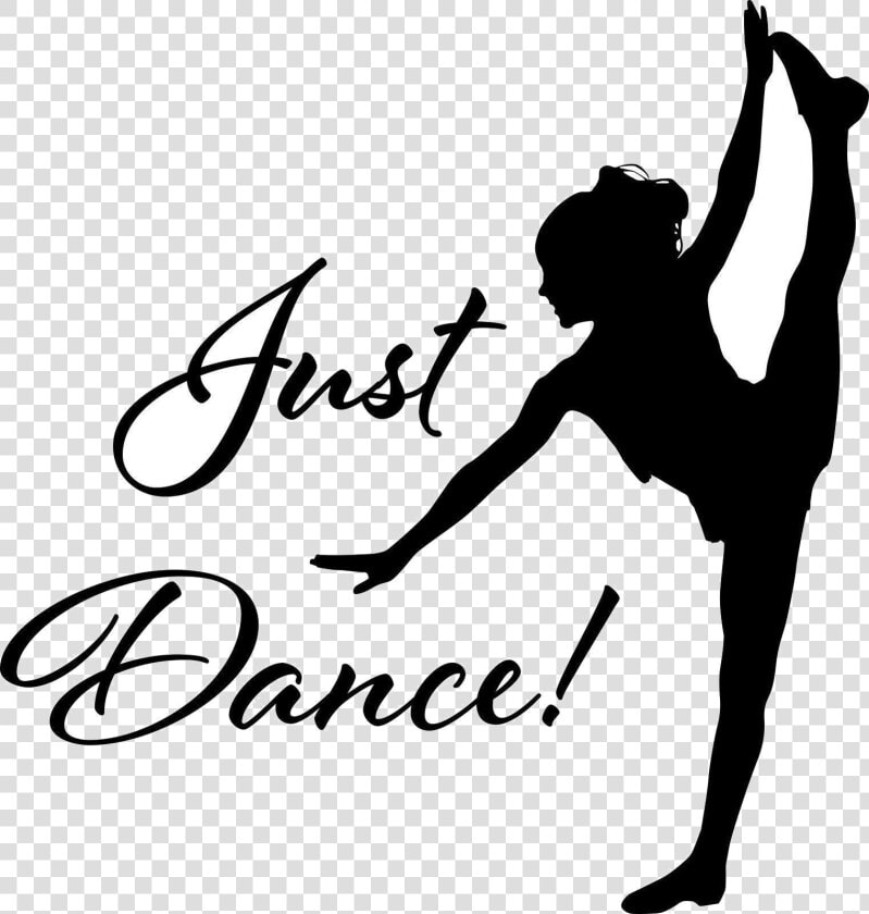 Just Dance Vinyl Wall Art Sticker Ballet Breakdance   Girl Dancing Logo  HD Png DownloadTransparent PNG