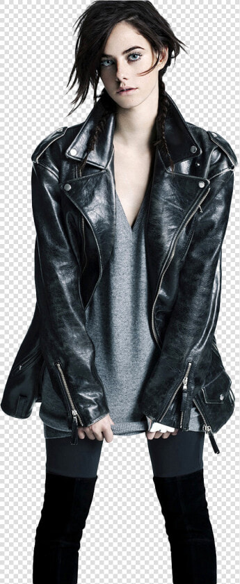 Kaya Scodelario Photo   Effy Stonem Leather Jacket  HD Png DownloadTransparent PNG