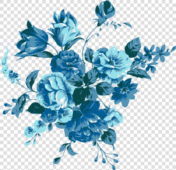 Синий Цветок  Цветы  Зеленое Растение   Blue Flower Vector Png  Transparent PngTransparent PNG