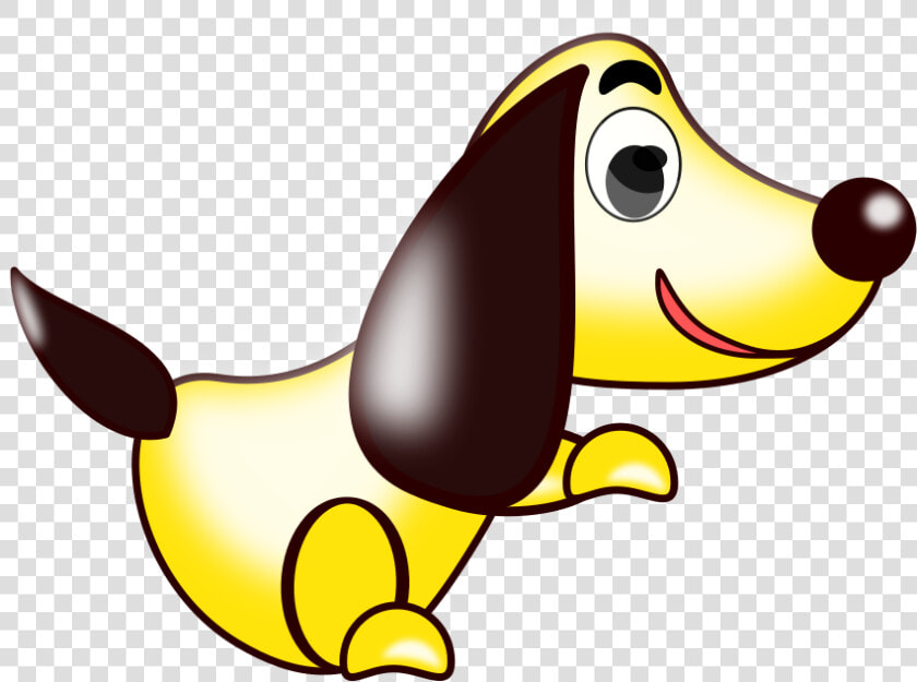 Perro Amarillo Svg Clip Arts   Cartoon Dog Yellow Png  Transparent PngTransparent PNG