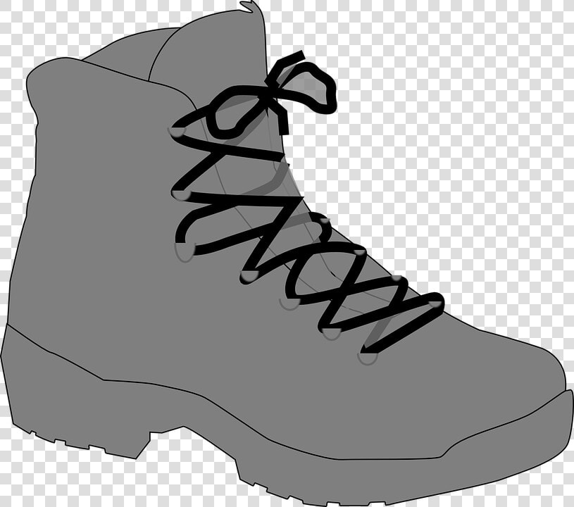 Boot Lace Fastened Tied Footwear Shoe Fashion   Boot Clipart Transparent Background  HD Png DownloadTransparent PNG