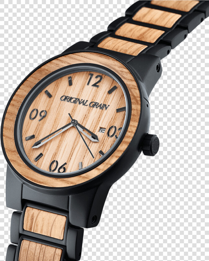 Whiskey Barrel Black 47mm   Original Grain Jim Beam Watch  HD Png DownloadTransparent PNG