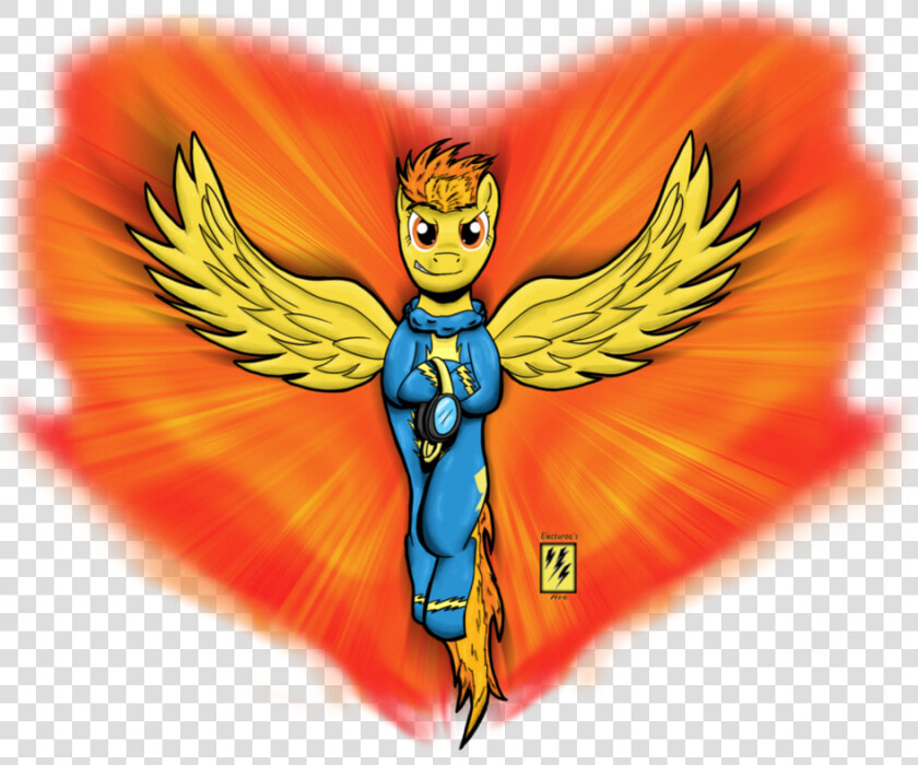 Spitfire And The Flames Of Friendship   Illustration  HD Png DownloadTransparent PNG