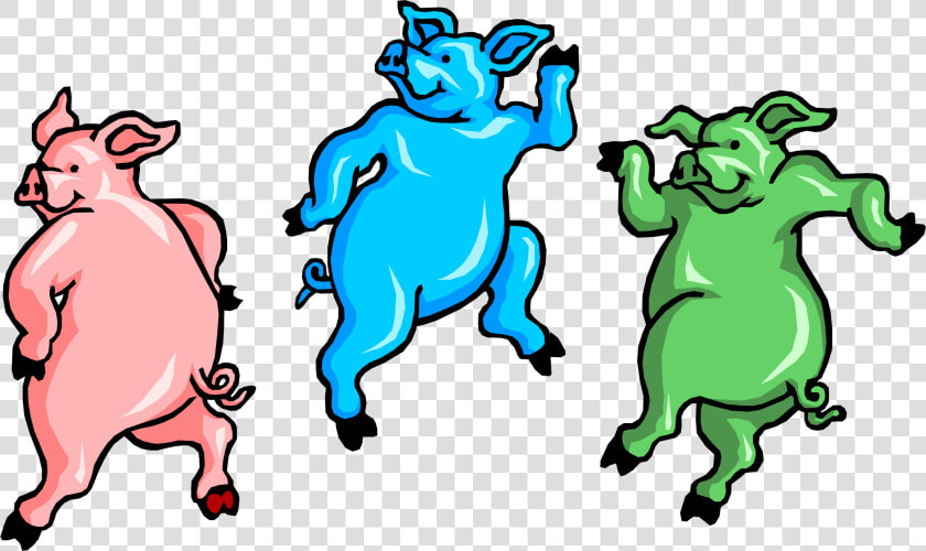 Pigs Clipart Dance   Jig Clipart  HD Png DownloadTransparent PNG