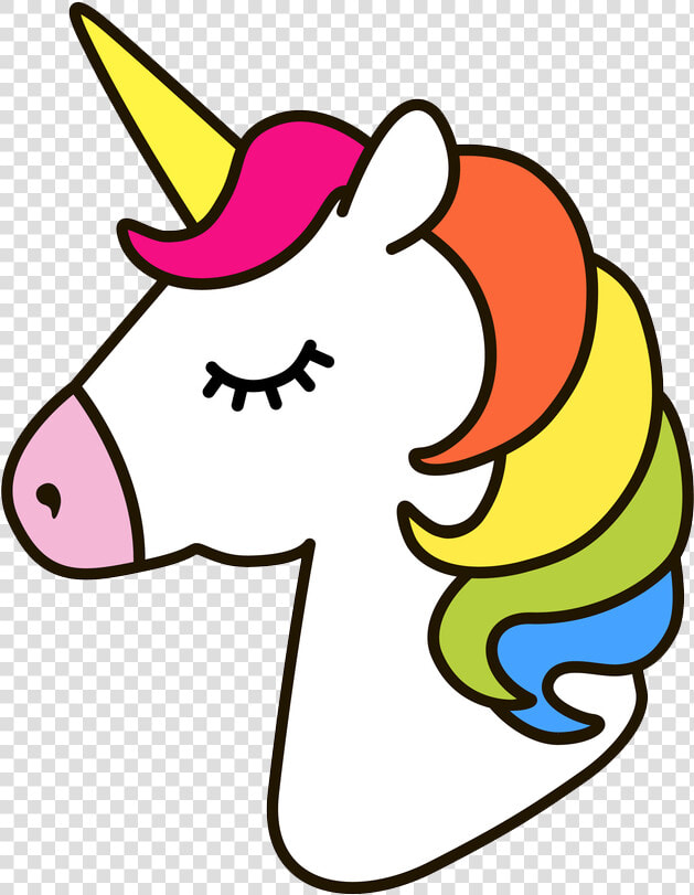 Unicorn Horse Drawing Clip Art   Easy Simple Unicorn Drawing  HD Png DownloadTransparent PNG