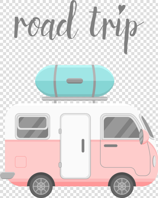 Road Trip Clipart Caravan  HD Png DownloadTransparent PNG