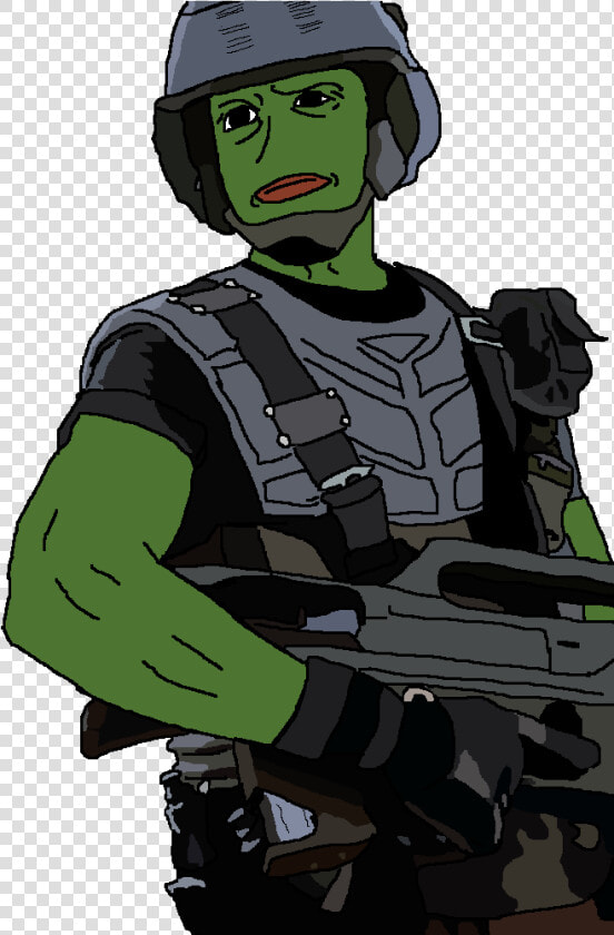 Starship Troopers Pepe   Png Download   Pepe Frog Starship Troopers  Transparent PngTransparent PNG