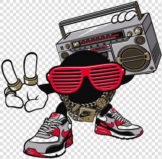 Sound Nike Illustration T shirt Graffiti Shoe Rock   Mr Bad Airs  HD Png DownloadTransparent PNG