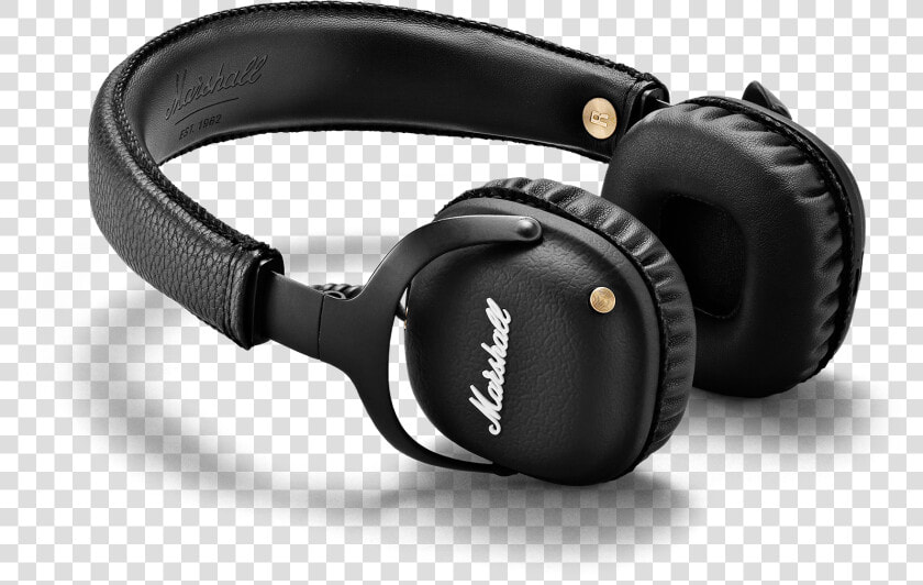 Mid Bluetooth Black Black Data Srcset Https   Marshall Headphones  HD Png DownloadTransparent PNG