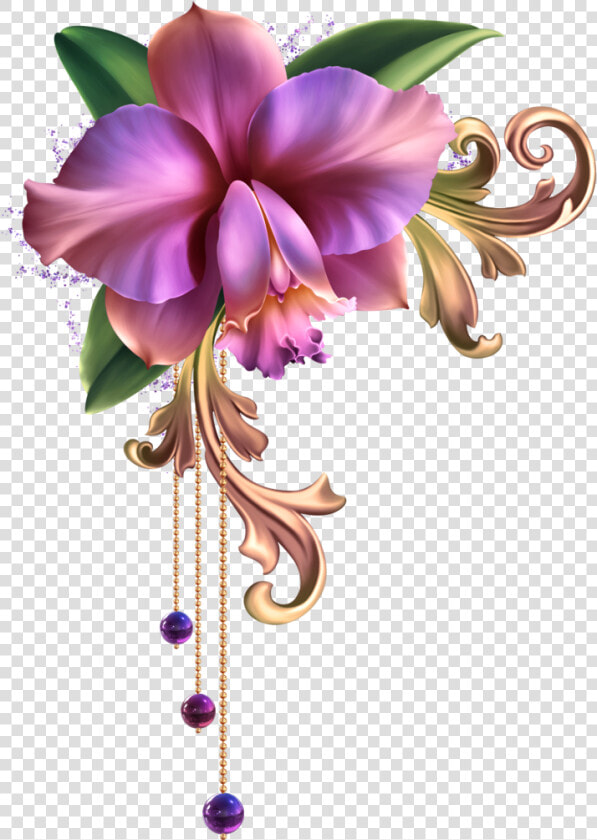  flower  flowers  decoration  border  borders  terrieasterly   Orchid Flower Frame Png  Transparent PngTransparent PNG