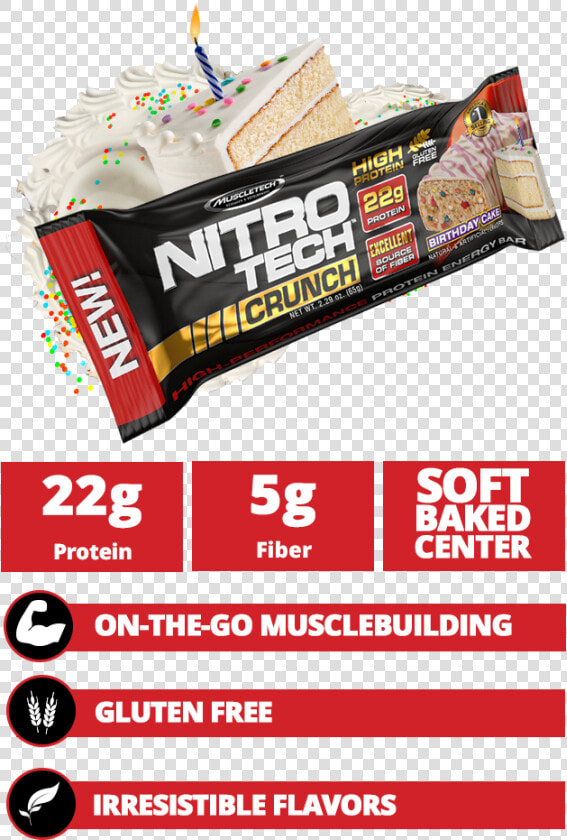 Featured Mobile Crunch   Muscletech Nitro Tech Crunch Bar Png  Transparent PngTransparent PNG