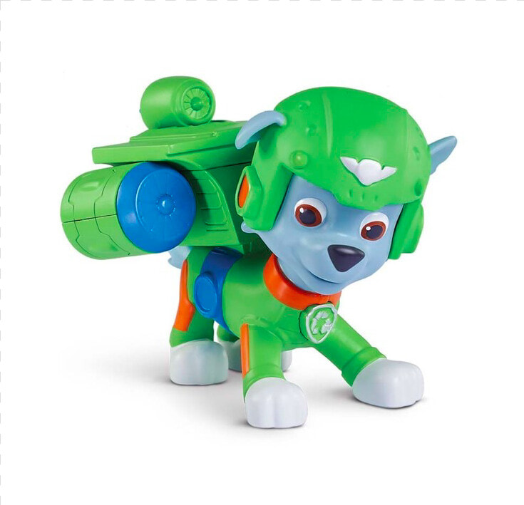 Spin Master Paw Patrol Figurka Ze Skrzydłami I Odznaką   Paw Patrol Rocky  HD Png DownloadTransparent PNG