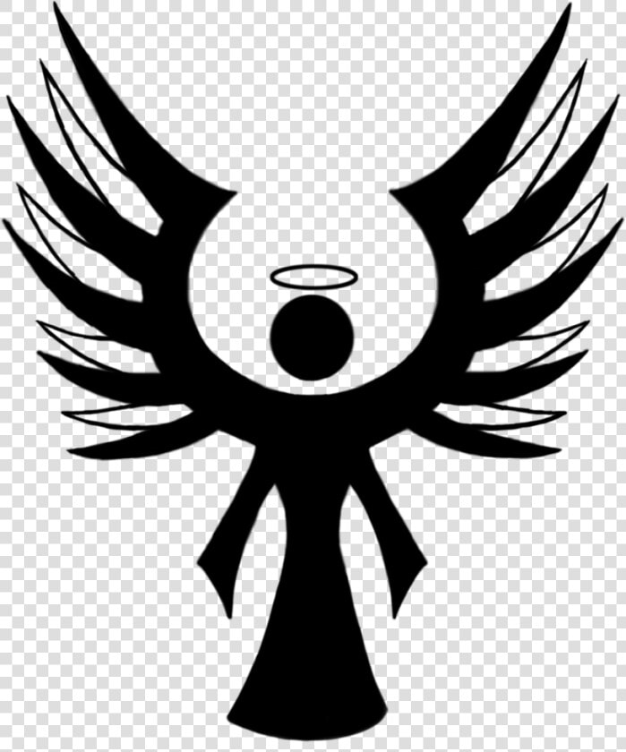 Cherub Fallen Angel Drawing Clip Art   Angel Tribal  HD Png DownloadTransparent PNG