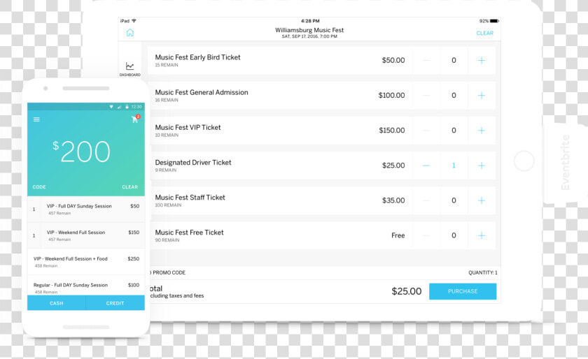 Sell More With The Eventbrite Card Reader   Ticket Sales Eventbrite  HD Png DownloadTransparent PNG