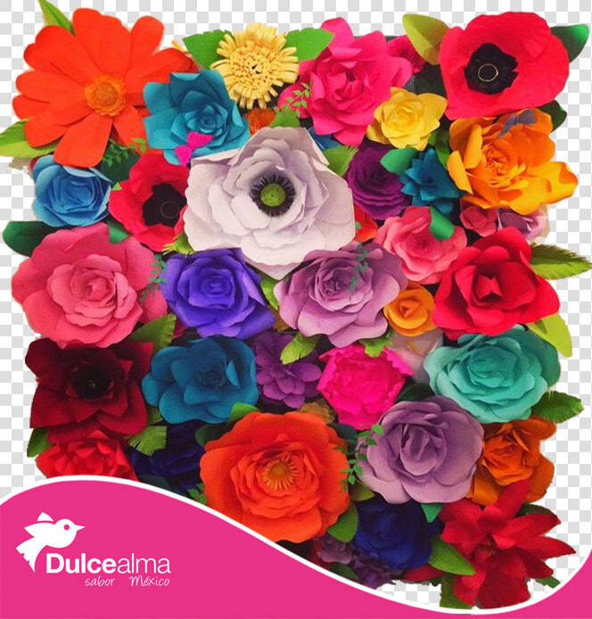 Mexican Paper Flowers Png   Fiestas Al Estilo Frida Kahlo  Transparent PngTransparent PNG