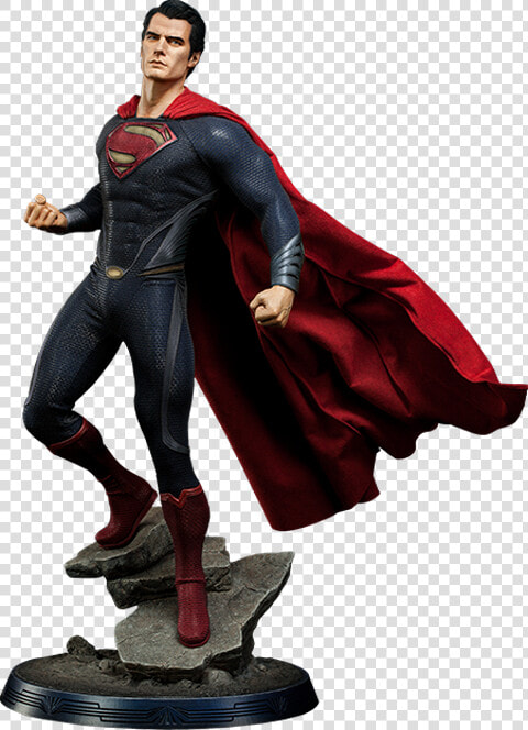 Superman   Man   Of   Steel   Superman Sideshow Man Of Steel  HD Png DownloadTransparent PNG