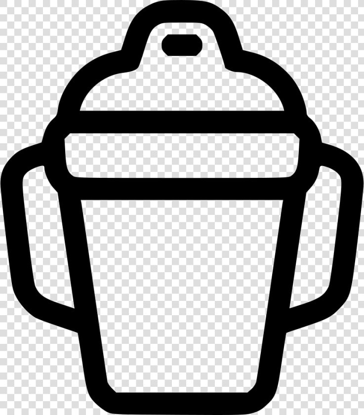 Baby Tumbler   Sippy Cup Black And White  HD Png DownloadTransparent PNG