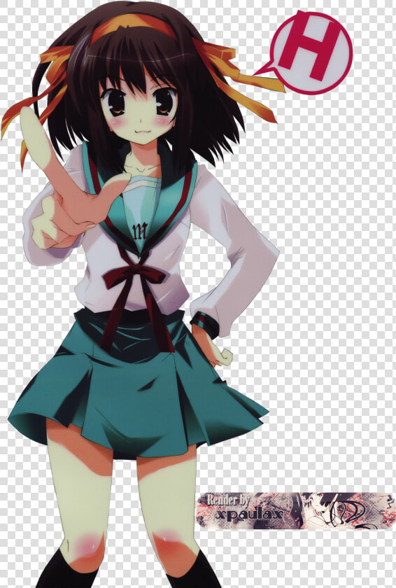 Renders Suzumiya Haruhi   Anime  HD Png DownloadTransparent PNG