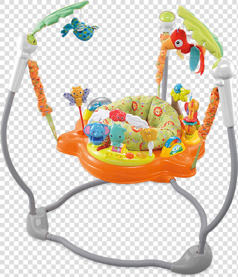 Happyjunglejumper1   Jumperoo Baby Elle Jungle  HD Png DownloadTransparent PNG