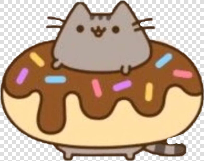 Pooh Sheen The Cat Clipart   Png Download   Pusheen Cat Donut Coloring Pages  Transparent PngTransparent PNG