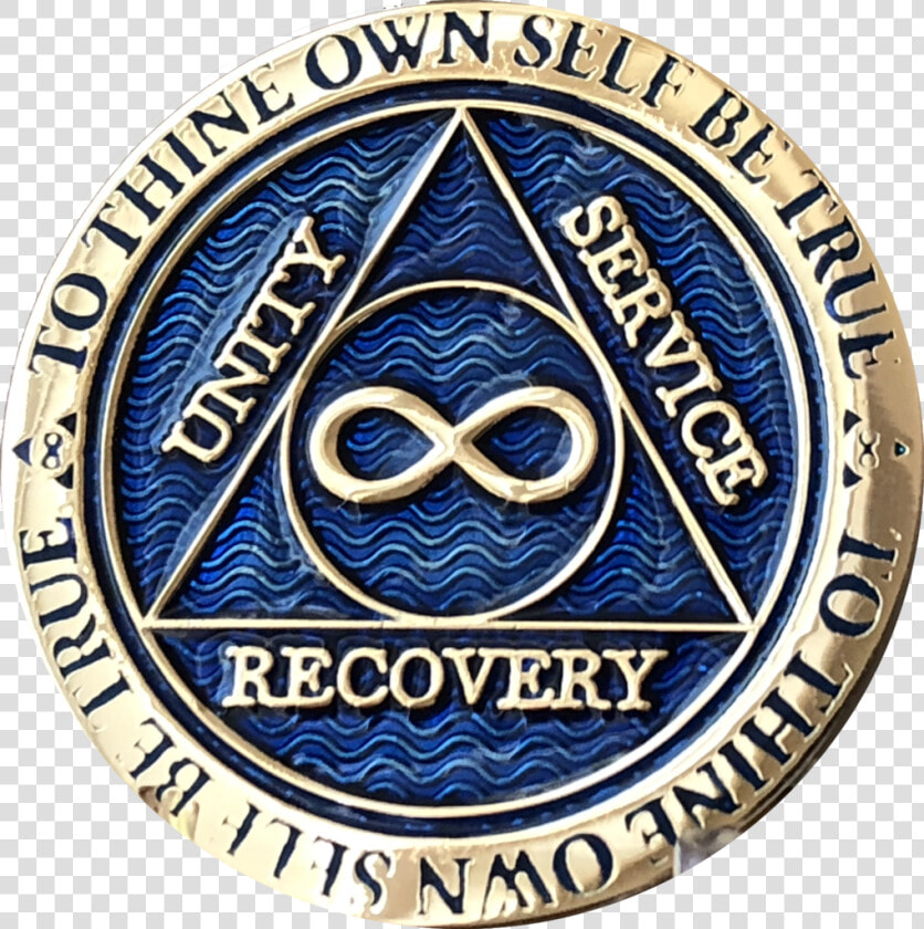 Infinity Eternal Aa Medallion Reflex Blue Alcoholics   Emblem  HD Png DownloadTransparent PNG