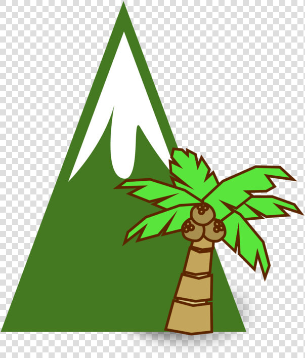 Plant flora leaf   Clipart Coconut Tree Cartoon  HD Png DownloadTransparent PNG