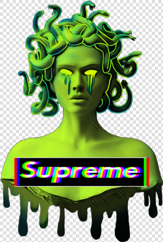  estatua medusa supreme  freetoedit  statua grime grimeart   Vaporwave Aesthetic Transparent Png  Png DownloadTransparent PNG