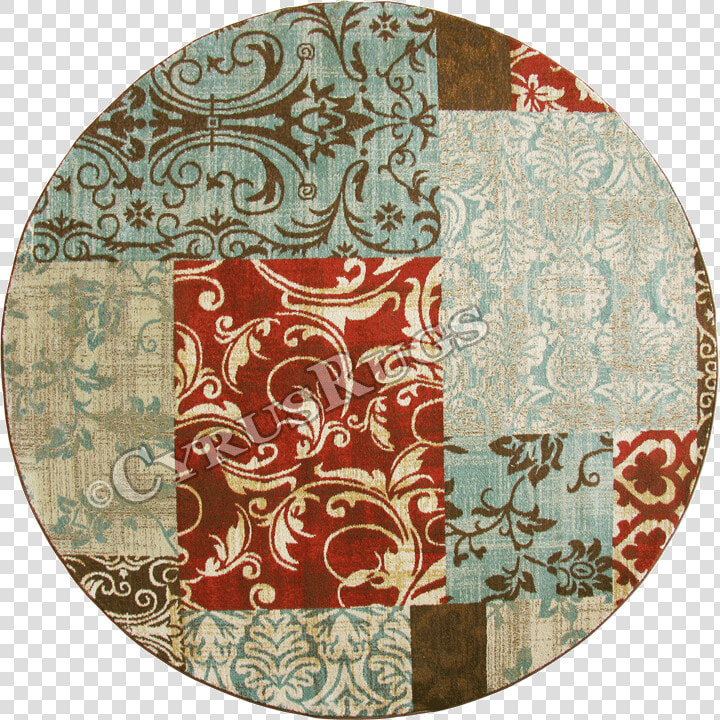 Morocco Floral Round Rug 3237f Multi Multi Du   Circle  HD Png DownloadTransparent PNG