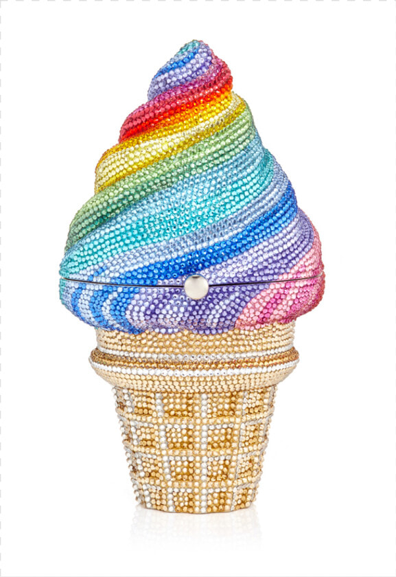 Ice Cream Cone Rainbow Judith Leiber  HD Png DownloadTransparent PNG