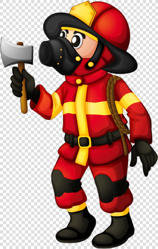 Policeman Clipart Fireman   Cartoon Firefighter  HD Png DownloadTransparent PNG