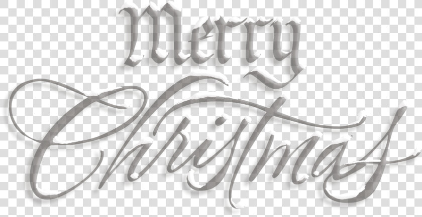 Merry Christmas Silver Snow Text   Merry Christmas Text Transparent  HD Png DownloadTransparent PNG