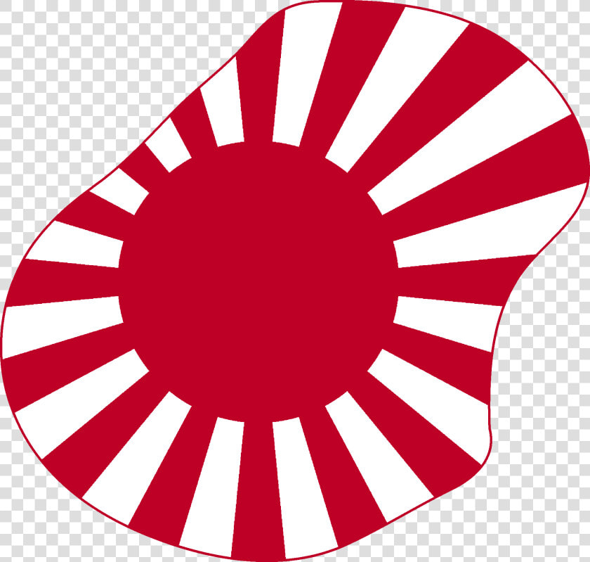 Flag Map Of Nauru  1942   Japanese Flag  HD Png DownloadTransparent PNG